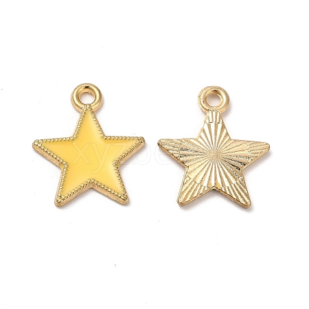 Alloy Enamel Pendants ENAM-C005-01G-04-1