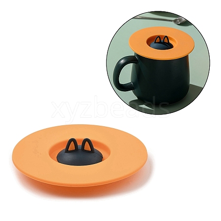 Silicone Cup Lids AJEW-P112-A03-1