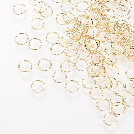 Brass Open Jump Rings X-KK-R037-182G-1