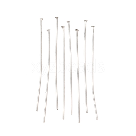 Tarnish Resistant 304 Stainless Steel Flat Head Pins STAS-E023-0.6x40mm-1