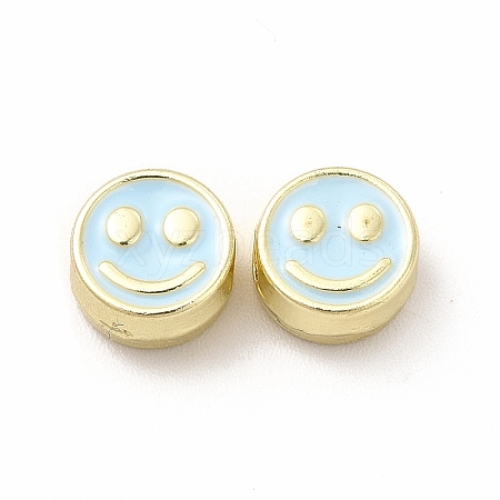 Rack Plating Alloy Enamel Beads FIND-G051-01LG-05-1