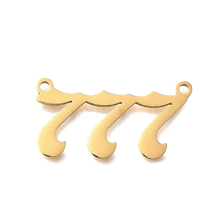 304 Stainless Steel Pendants STAS-D382-04G-G-1