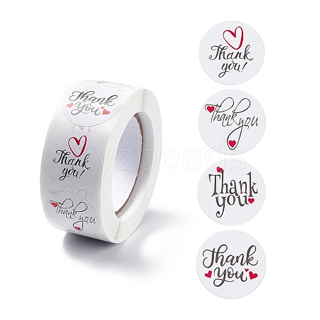 Paper Thank You Gift Sticker Rolls STIC-E001-04-1