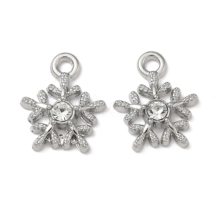 Christmas Alloy Crystal Rhinestone Pendants FIND-L026-01J-P-1