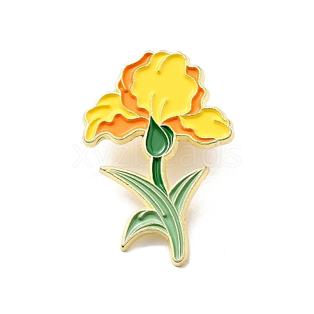 Flower Enamel Pin JEWB-G018-04C-LG-1