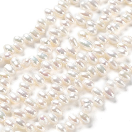 Natural Cultured Freshwater Pearl Beads Strands PEAR-E019-07-1