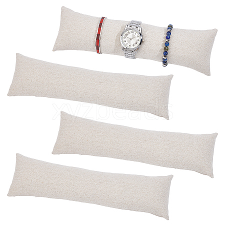 Linen Jewelry Pillow for Bracelet Display DIY-WH0170-42B-1
