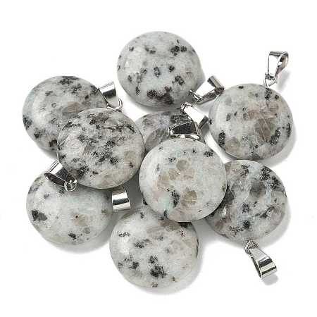 Natural Sesame Jasper Pendants G-B127-14P-07-1