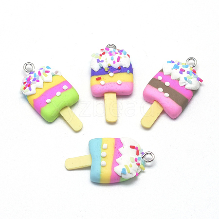 Handmade Polymer Clay Pendants X-CLAY-Q240-022-1