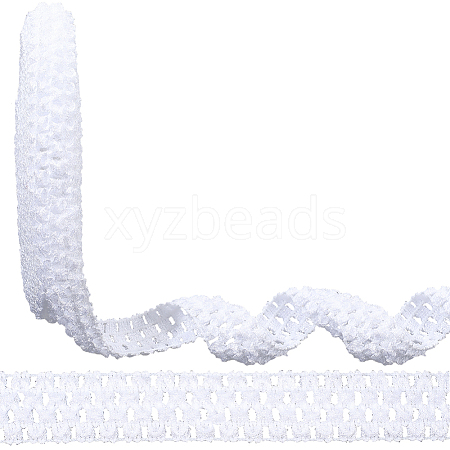 10M Elastic Polyester Ribbon Baby Headbands OHAR-GF0001-53B-03-1