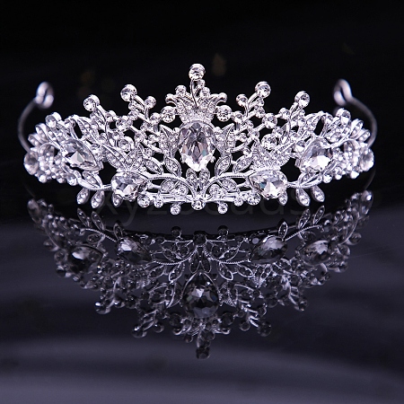 Children's  Alloy Rhinestone Crown Hair Bands PW-WGDEDEC-01-1