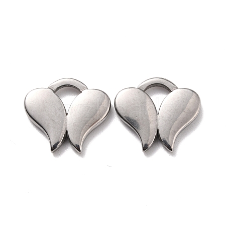 304 Stainless Steel Pendants STAS-B024-26P-1