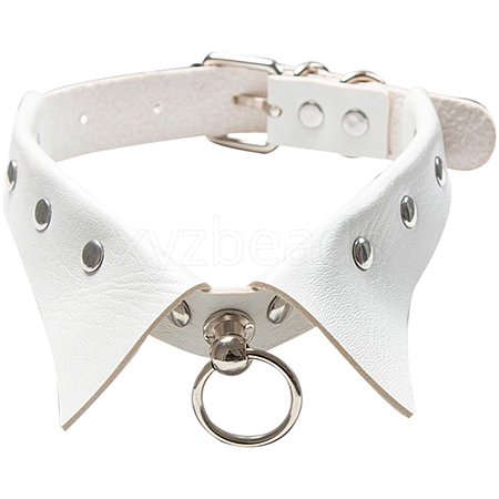 PU Leather Collar Choker Necklaces for Women NJEW-CL0001-23B-1
