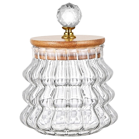 Glass Pumpkin Storage Container with Lid PW-WG0044D-02-1