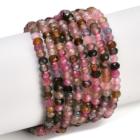 Natural Colorful Tourmaline Beads Strands G-H071-A03-01-1