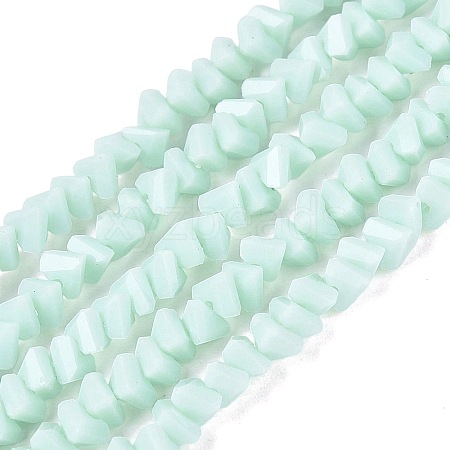 Opaque Glass Beads Strands GLAA-N019-3mm-14-1