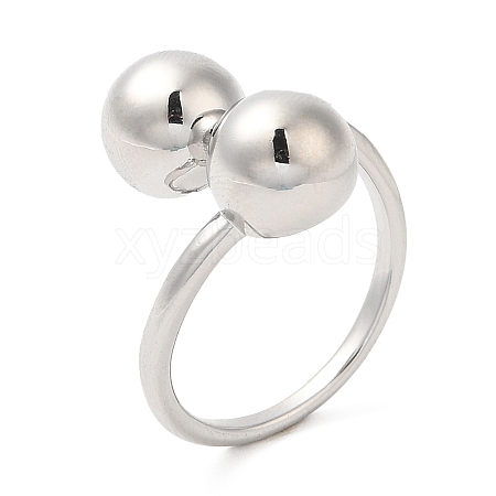 Large Ball Cluster Finger Ring RJEW-A017-01P-1