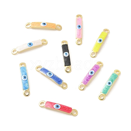 Brass Connector Charms KK-E075-02G-1