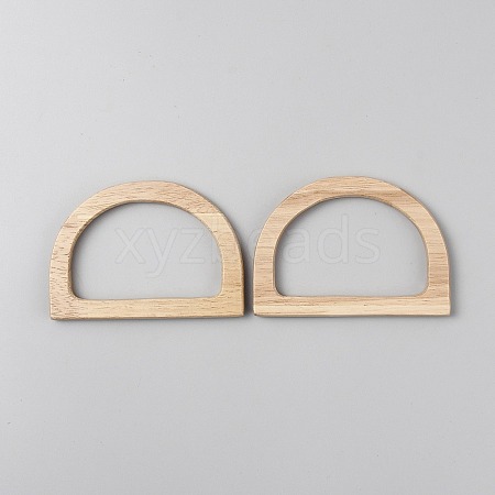 Wooden D Shaped Bag Handles Replacement FIND-WH0139-822B-06-1