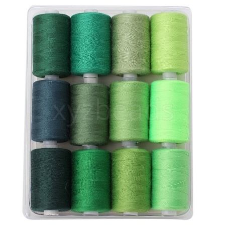 12 Colors Polyester Sewing Thread PW-WGD975A-16-1