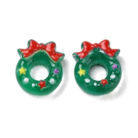 Christmas Series Resin Cabochons CRES-Q006-02H-1