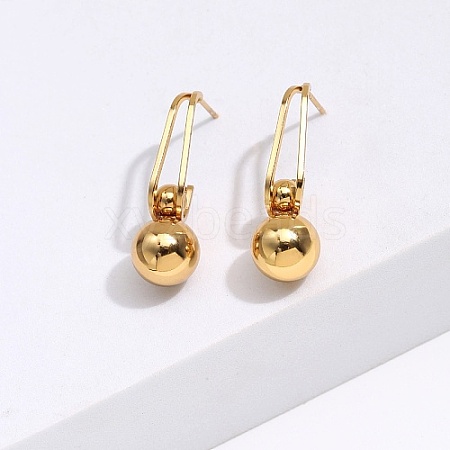 304 Stainless Steel Dangle Stud Earrings JK7797-1