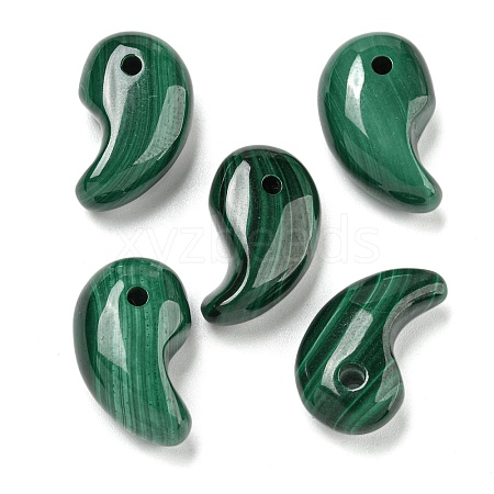 Natural Malachite Pendants G-Q185-02-1