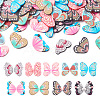 90Pcs 9 Colors Handmade Polymer Clay Pendants CLAY-TA0001-22-1