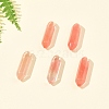 5Pcs Cherry Quartz Glass Healing Stones G-FS0005-83H-7