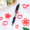 60Pcs 3 Style Silicone Pendant SIL-GF0001-28A-4