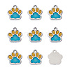 Alloy Enamel Pendants ENAM-TAC0001-06D-9