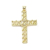 Real 18K Gold Plated Brass Micro Pave Cubic Zirconia Pendants KK-A209-24G-2