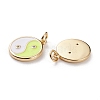 Brass Micro Pave Clear Cubic Zirconia Pendants KK-C100-16G-05-2