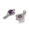 Natural Amethyst Pendants G-C096-03P-09-2