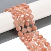 Natural Sunstone Beads Strands G-C116-A61-01-1