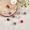 12Pcs 12 Styles Natural & Synthetic Gemstone Charms G-SZ0002-13-4