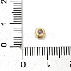 Flat Round Brass Micro Pave Cubic Zirconia Cabochons KK-P345-13G-A-4