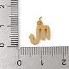 304 Stainless Steel Charms STAS-R001-04G-08-3