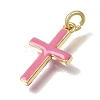 Brass Enamel Pendants KK-CBAEEA8-10D-G-2