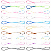 30Pcs 10 Colors Nylon Thread Cord Bracelets Making BJEW-TAC0039-3