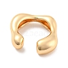Real 14K Gold Plated Brass Cuff Earrings EJEW-M232-02C-G-3