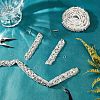 1 Yard Glass Crystal Hotfix Rhinestone Trimming DIY-FG0003-39-6