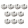 Brass Rhinestone Spacer Beads RB-YW0001-05C-01S-1