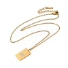 Golden 202 Stainless Steel Constellation Pendants Necklaces NJEW-K380-02G-12-2