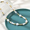 Brass & ABS Plastic Pearl Beaded Necklaces NJEW-Z059-08G-3