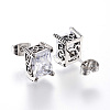 316 Surgical Stainless Steel Stud Earrings EJEW-H314-01B-2