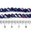 Baking Electroplate Glass Beads Strands LS-DGLA-A039-J6MM-B04-4