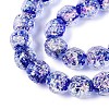 Handmade Foil Glass Beads Strands FOIL-Q002-05C-3