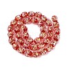 Handmade Foil Glass Beads Strands FOIL-Q002-05B-2