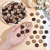 200Pcs 2-Hole Coconut Buttons COCO-GO0001-01-3